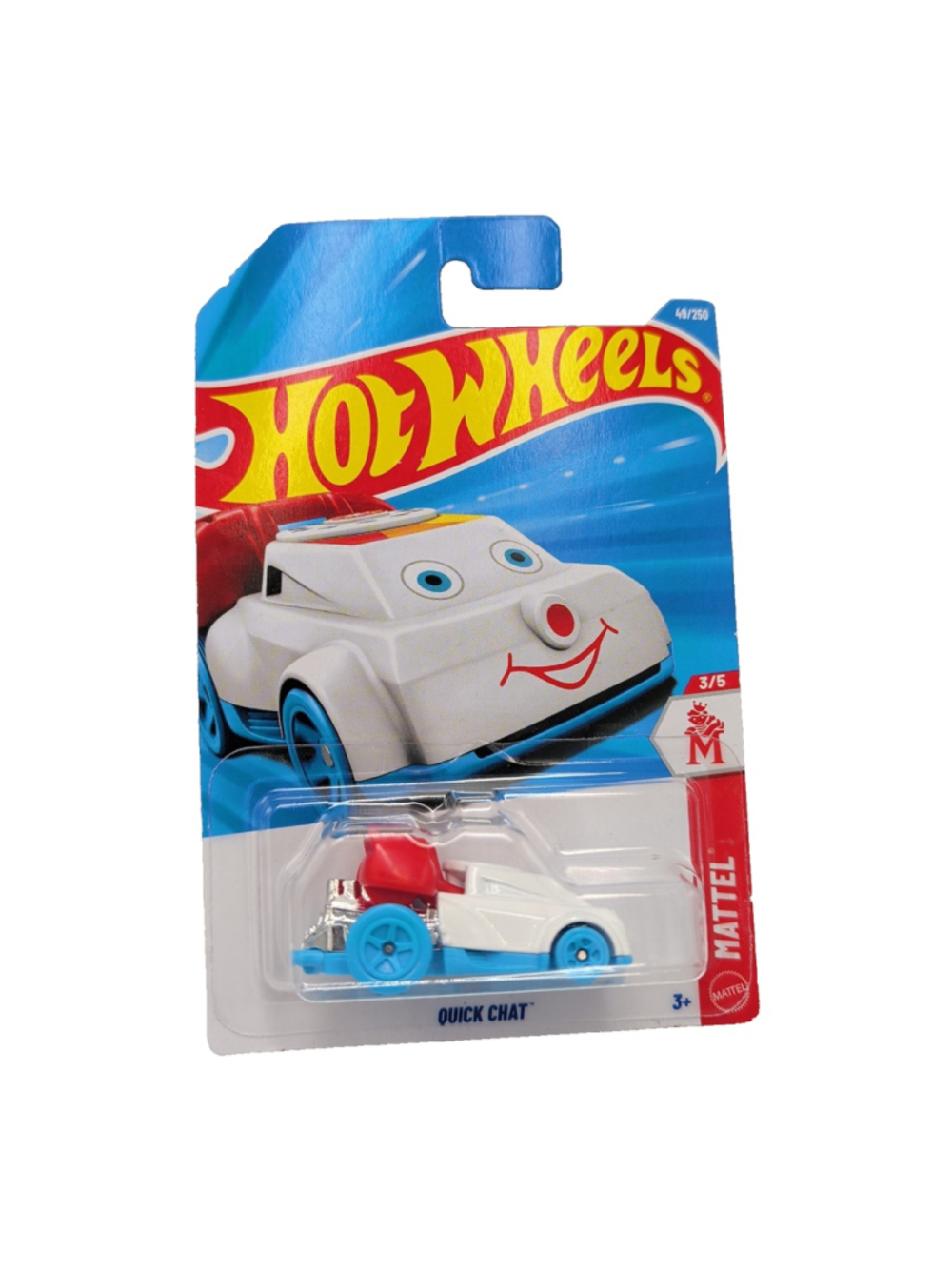 Hot Wheels Quick Chat 49/250 HW Mattel JJJ18 3/5 Red & White 2026 NEW Chase